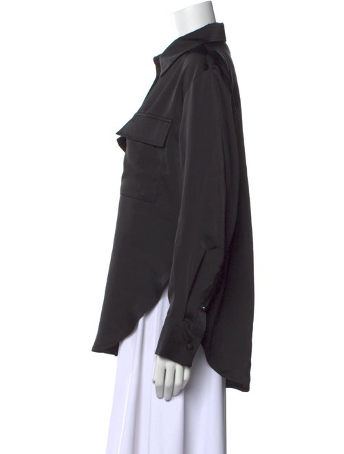 Jason Wu Long Sleeve Button-Up Top