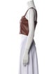 Jason Wu Square Neckline Sleeveless Crop Top