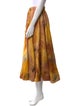 Jason Wu Tie-Dye Print Midi Length Skirt