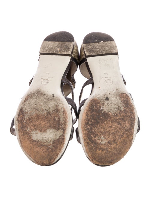 Jason Wu Snakeskin Animal Print Flats