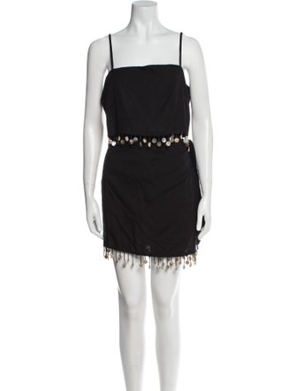 Jason Wu Fringe Trim Accent Skirt Set