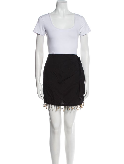 Jason Wu Fringe Trim Accent Skirt Set