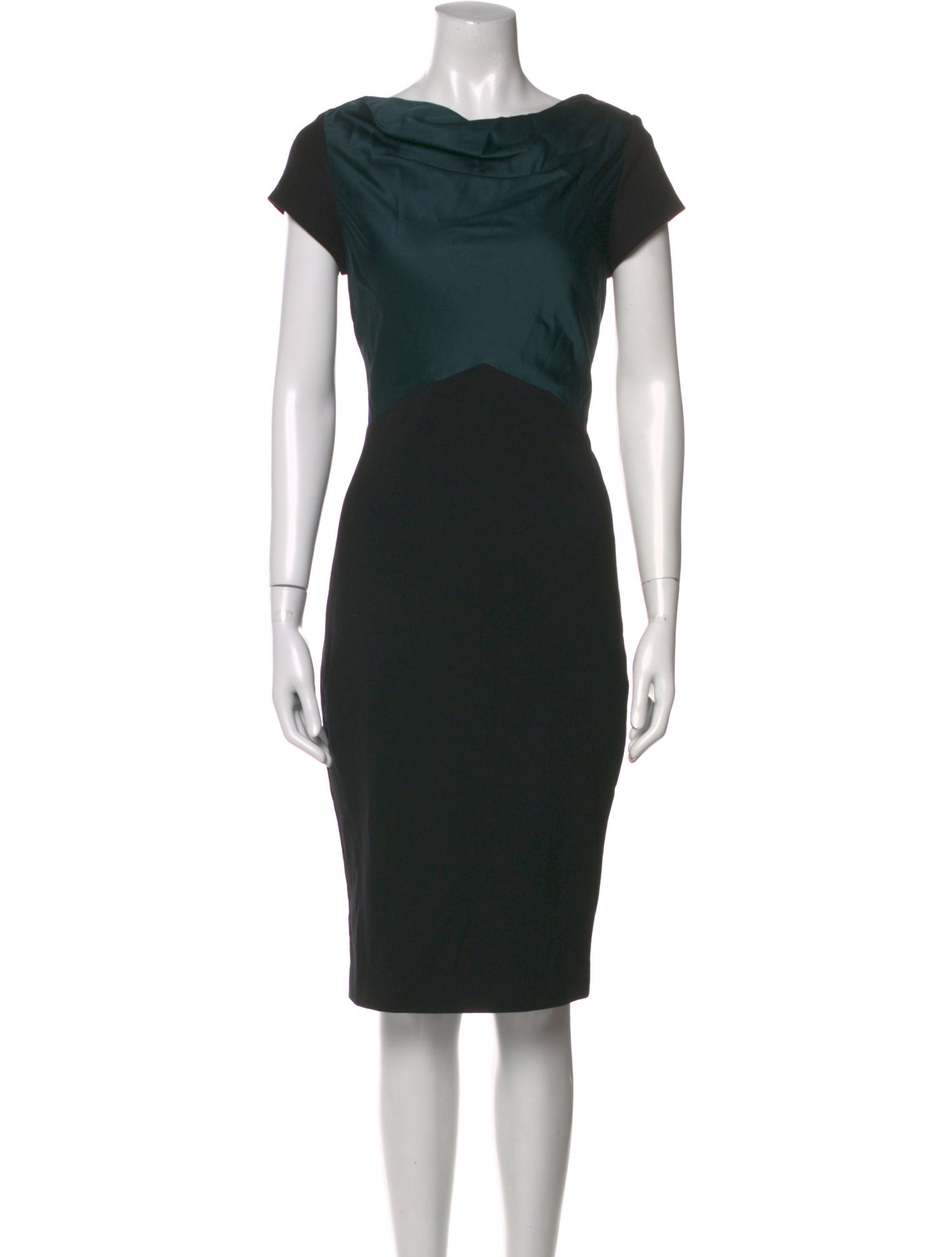 Jason Wu Cowl Neck Midi Length Dress