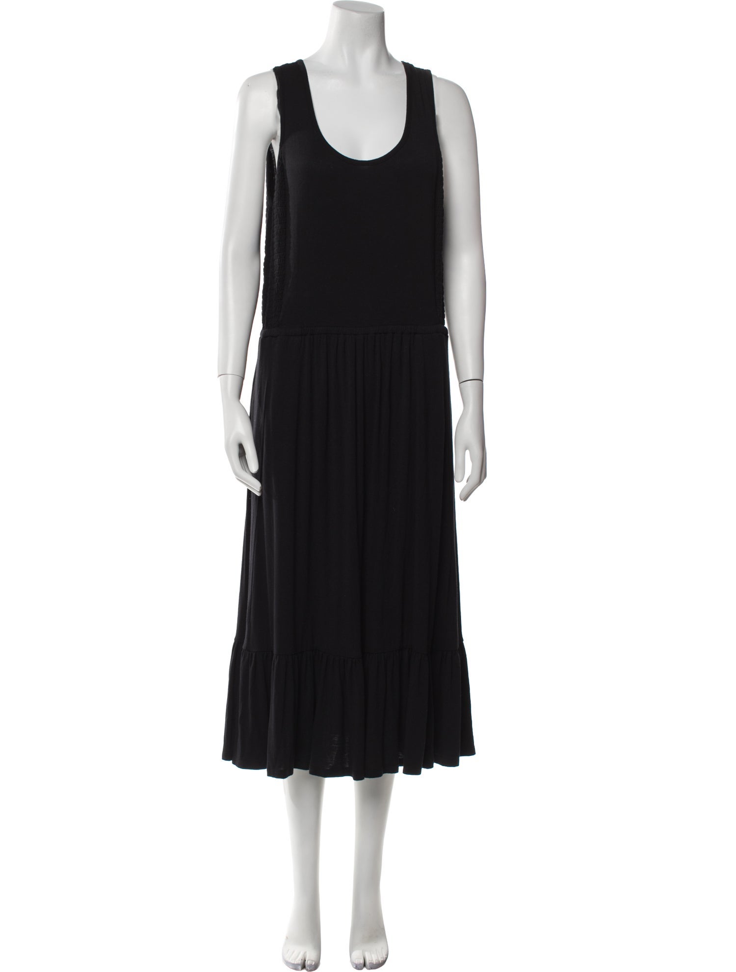 Jason Wu Scoop Neck Midi Length Dress