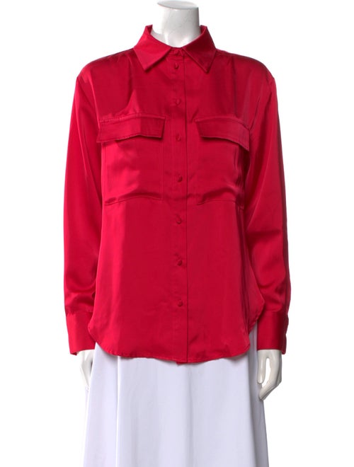 Jason Wu Long Sleeve Button-Up Top