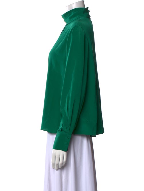 Jason Wu Silk Mock Neck Blouse