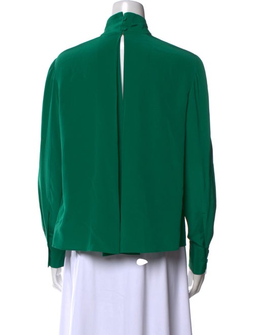 Jason Wu Silk Mock Neck Blouse
