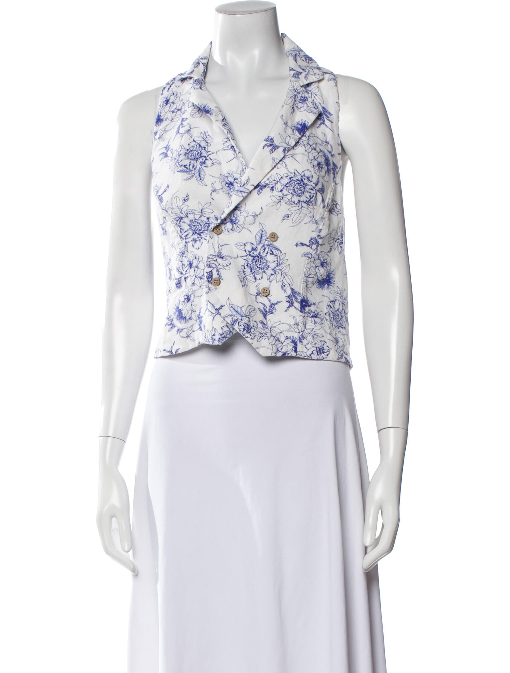 Jason Wu Floral Print Vest