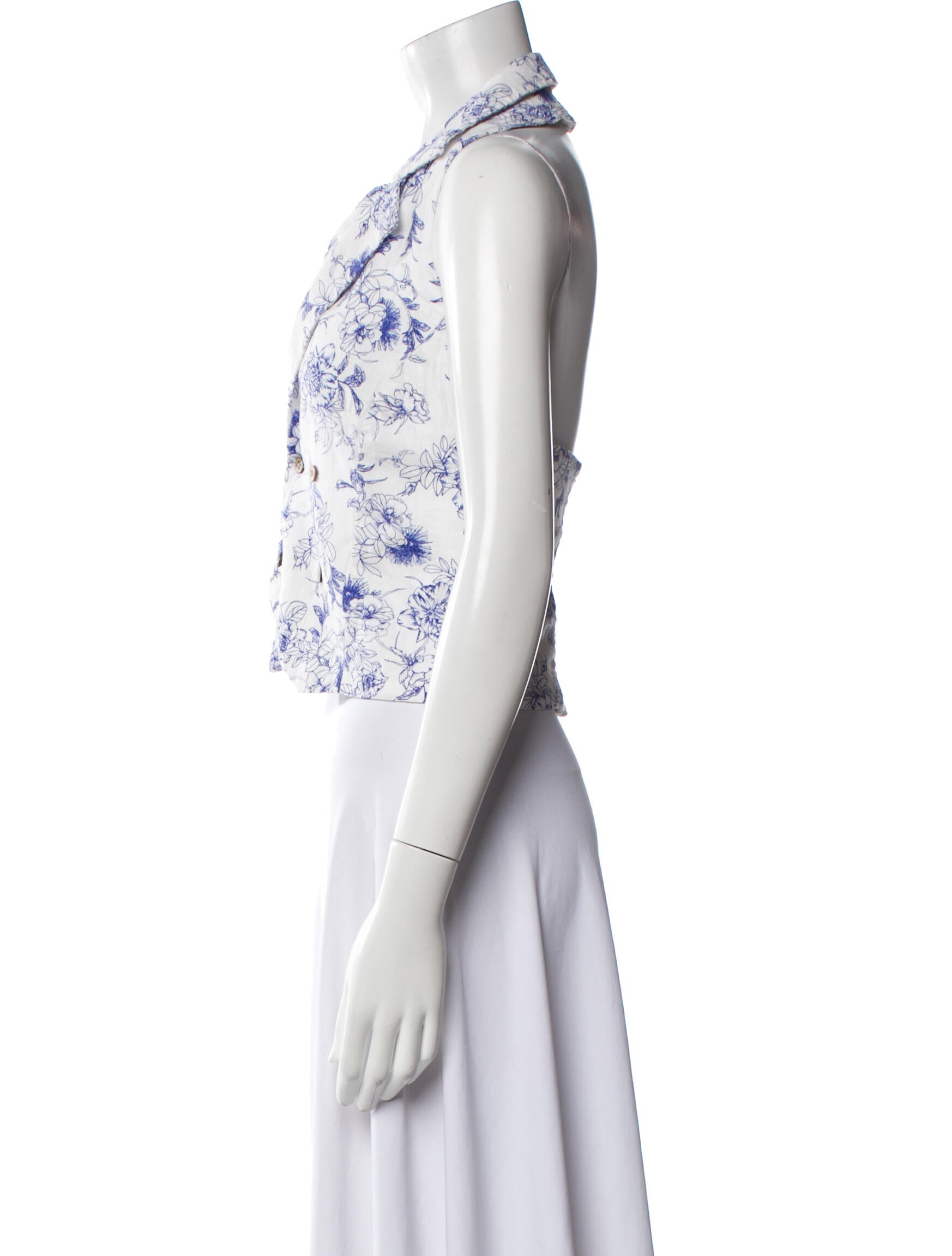 Jason Wu Floral Print Vest