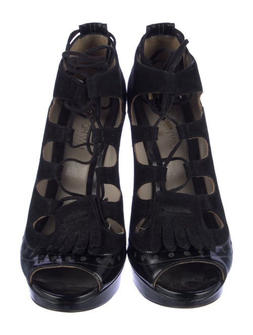 Jason Wu Suede Lasercut Accents Pumps