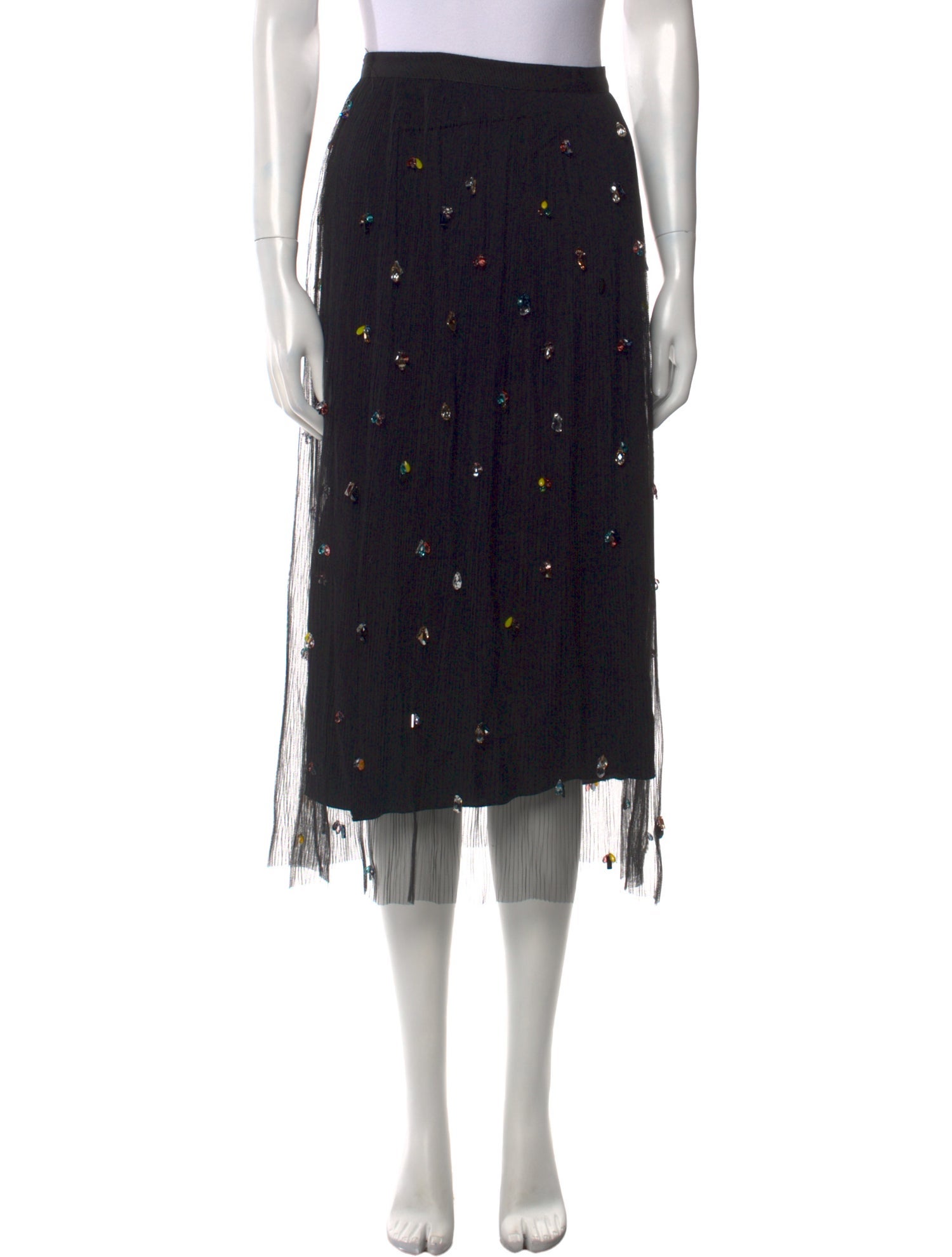 Jason Wu Mesh Midi Length Skirt