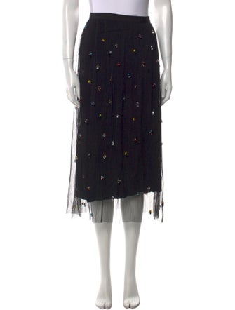 Jason Wu Mesh Midi Length Skirt