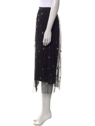 Jason Wu Mesh Midi Length Skirt