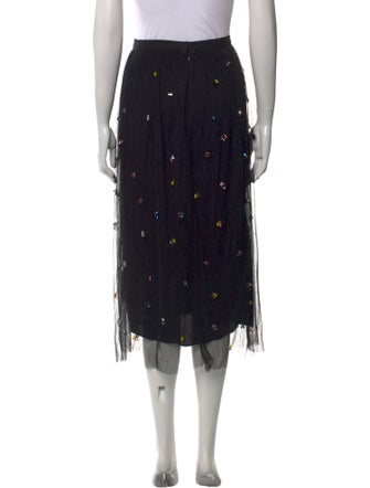 Jason Wu Mesh Midi Length Skirt