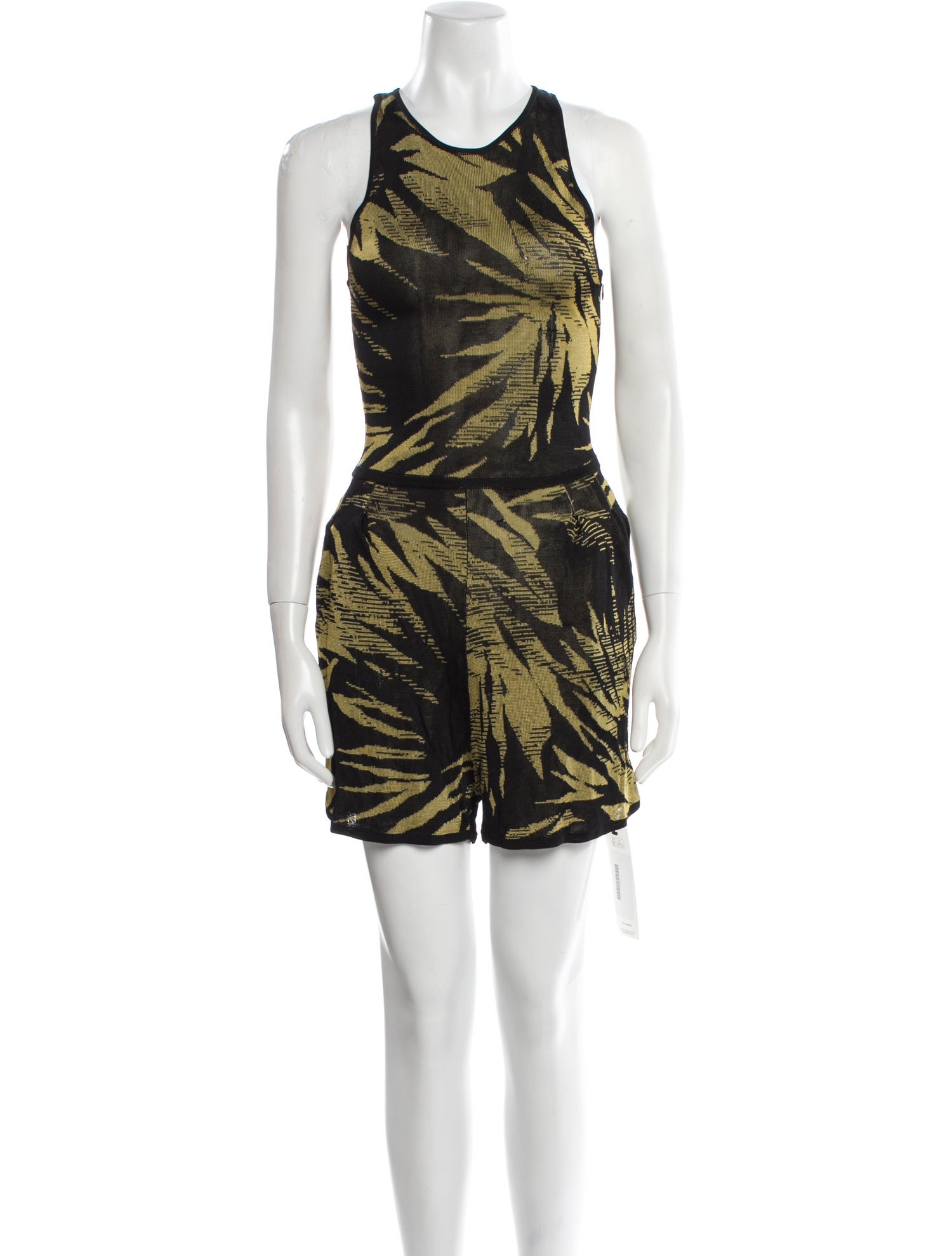Jason Wu Printed Scoop Neck Romper