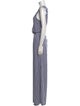 Jason Wu Striped V-Neck Jumpsuit