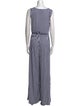 Jason Wu Striped V-Neck Jumpsuit