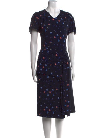 Jason Wu Printed Midi Length Dress