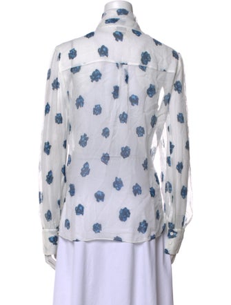 Jason Wu Silk Printed Blouse