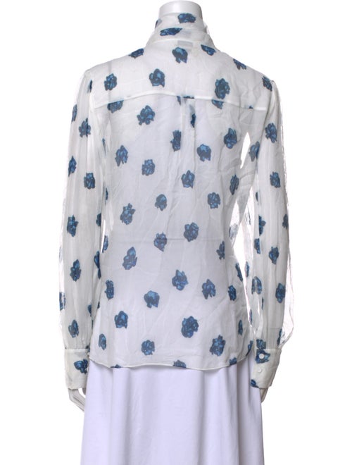 Jason Wu Silk Printed Blouse