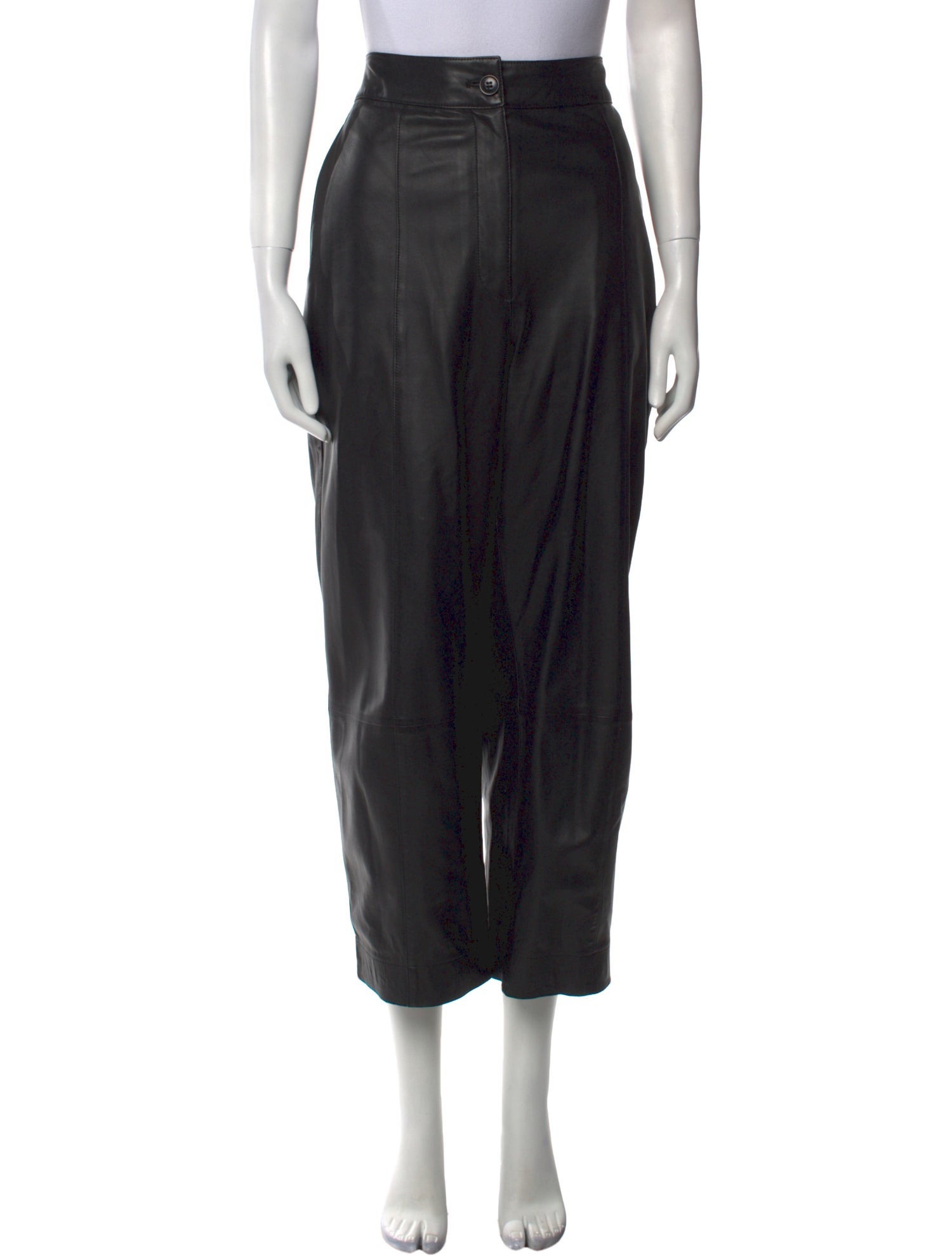 Jason Wu Leather Wide Leg Pants