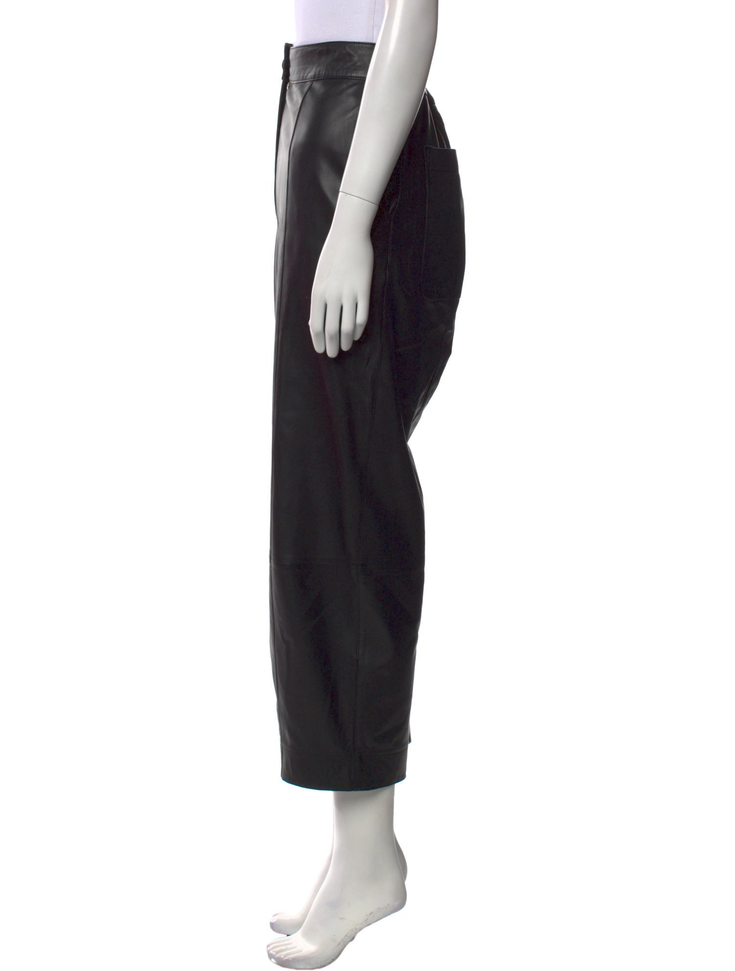 Jason Wu Leather Wide Leg Pants