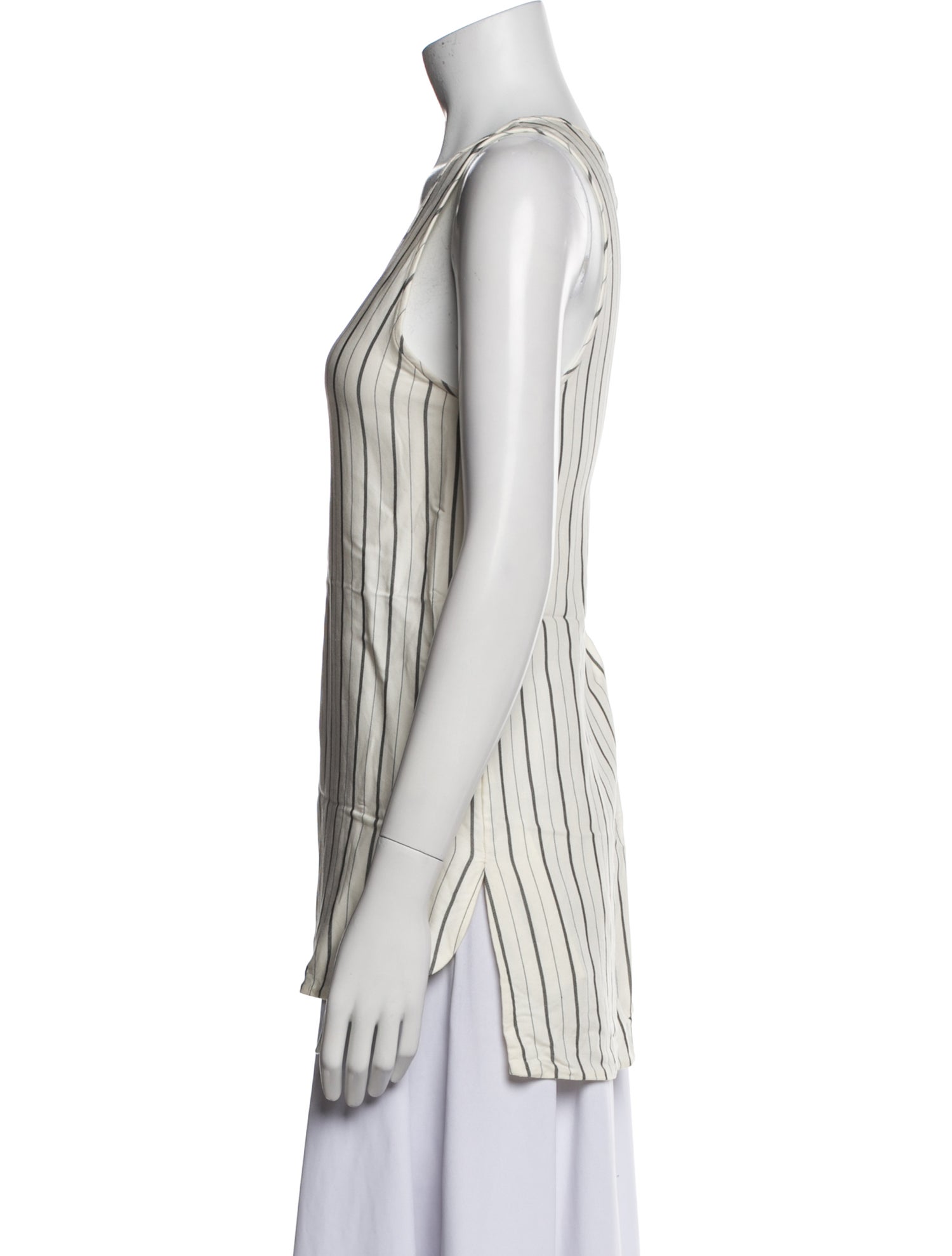 Jason Wu Striped Scoop Neck Top