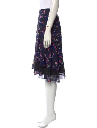 Jason Wu Floral Print Knee-Length Skirt