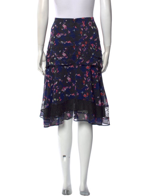 Jason Wu Floral Print Knee-Length Skirt
