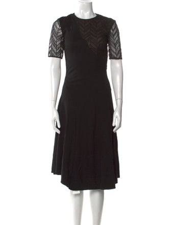 Jason Wu Crew Neck Midi Length Dress