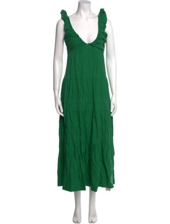 Jason Wu V-Neck Long Dress