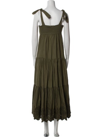 Jason Wu Square Neckline Long Dress