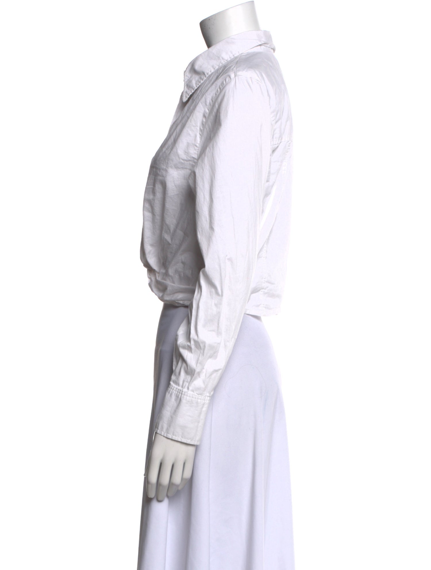 Jason Wu Long Sleeve Crop Top