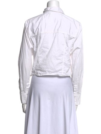 Jason Wu Long Sleeve Crop Top