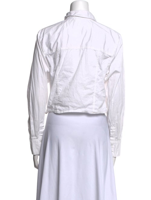 Jason Wu Long Sleeve Crop Top