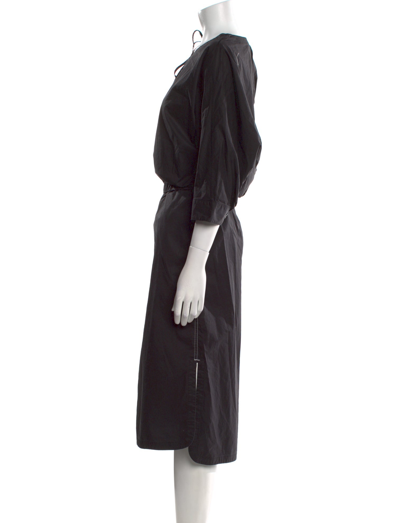 Jason Wu Mock Neck Midi Length Dress