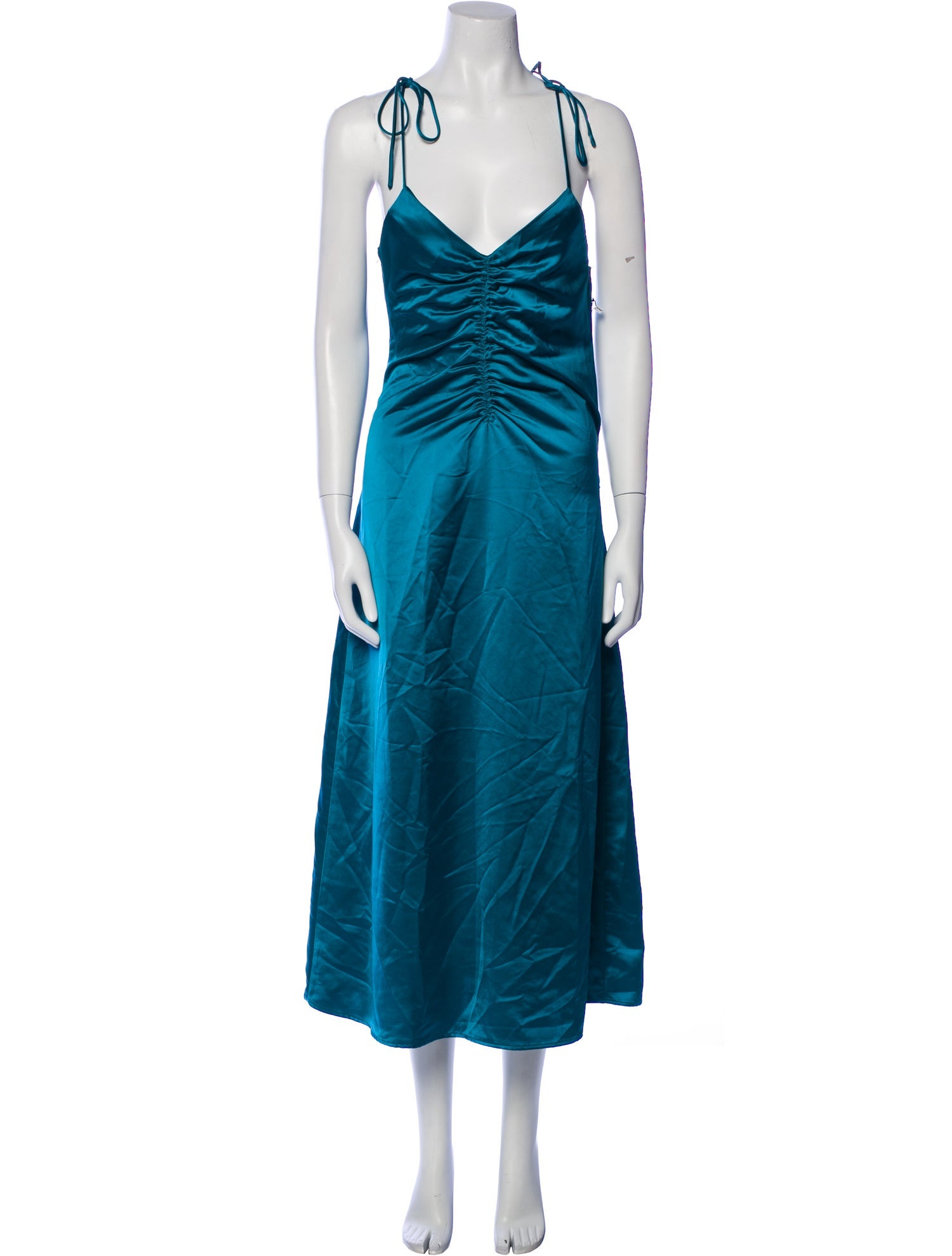 Jason Wu Square Neckline Midi Length Dress