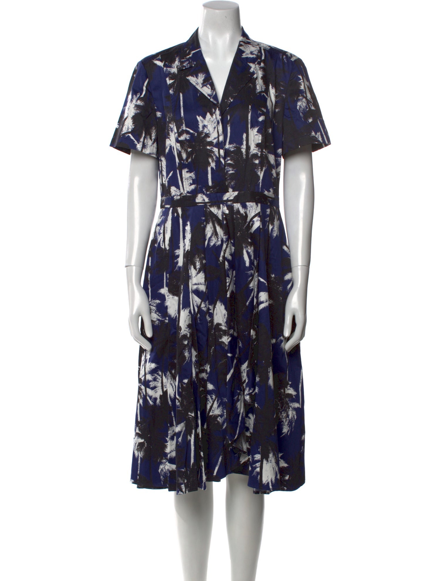 Jason Wu Floral Print Midi Length Dress