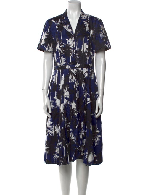 Jason Wu Floral Print Midi Length Dress