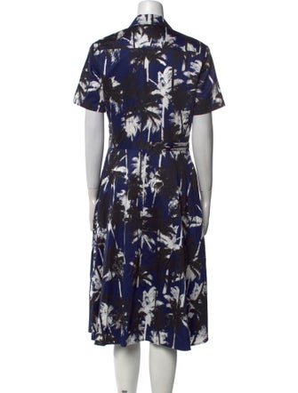 Jason Wu Floral Print Midi Length Dress