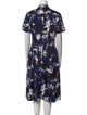 Jason Wu Floral Print Midi Length Dress