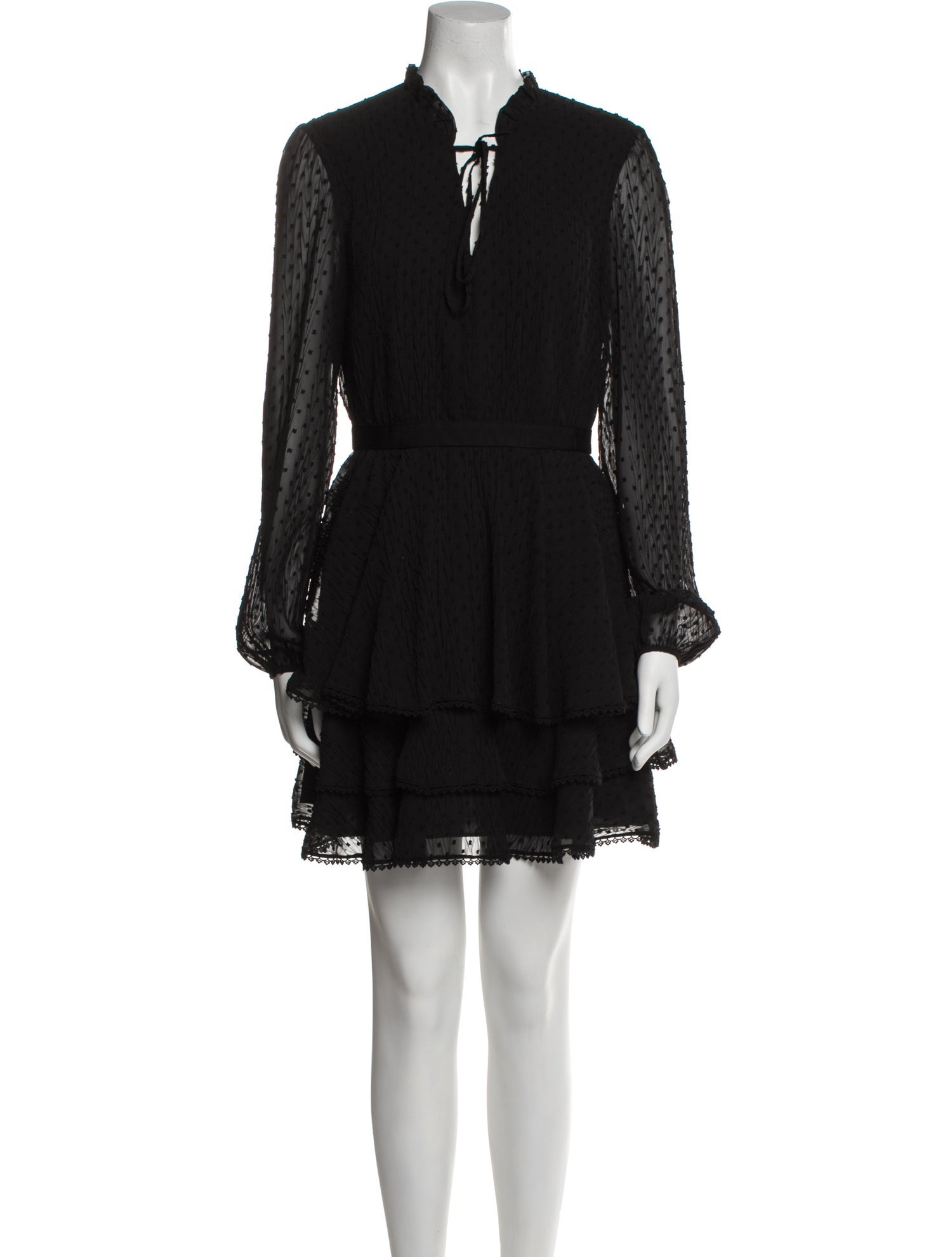 Jason Wu Tie Neck Knee-Length Dress