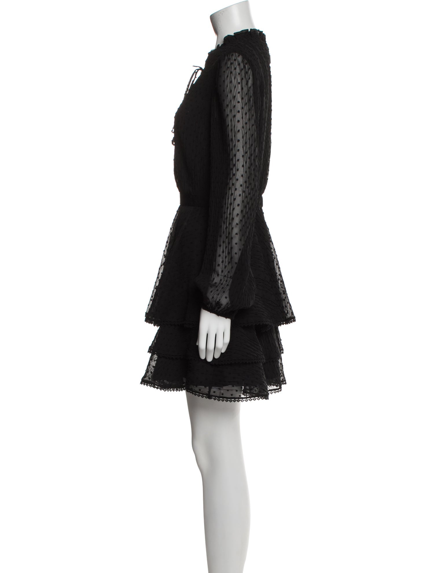 Jason Wu Tie Neck Knee-Length Dress