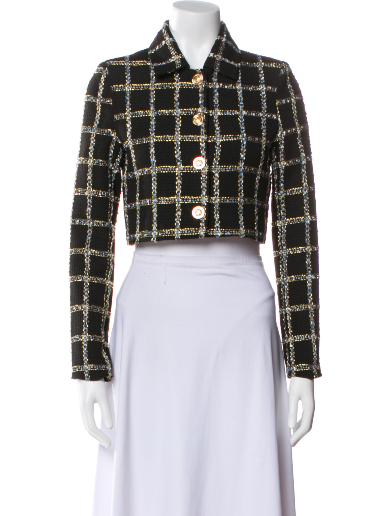 Jason Wu Plaid Print Blazer