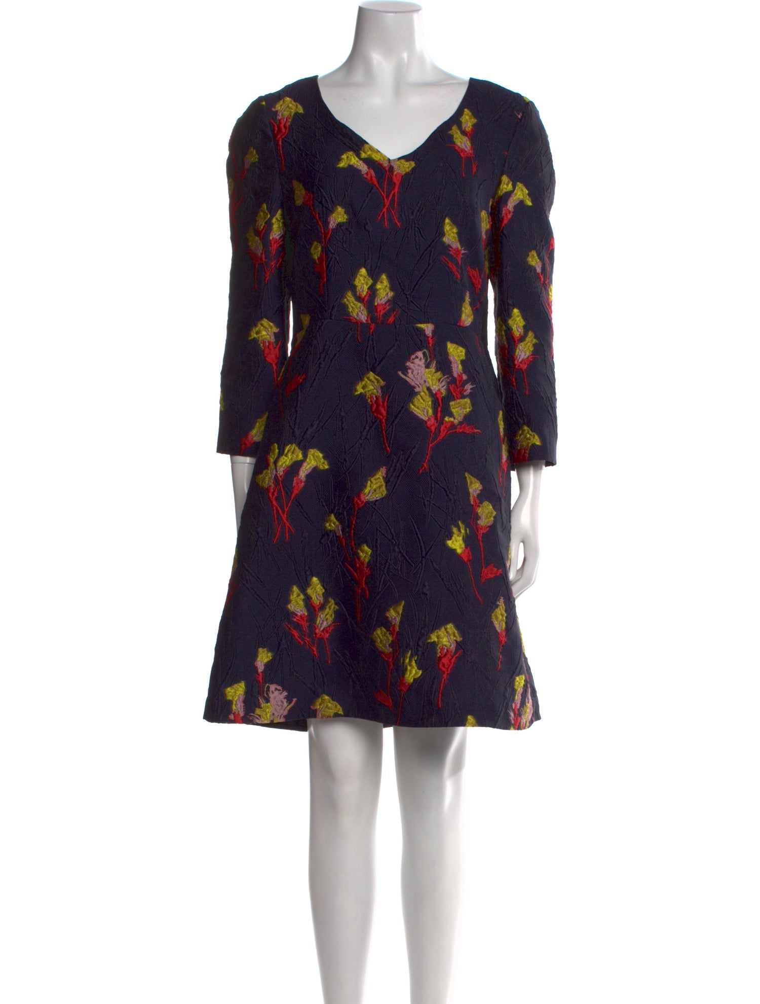 Jason Wu Floral Print Knee-Length Dress