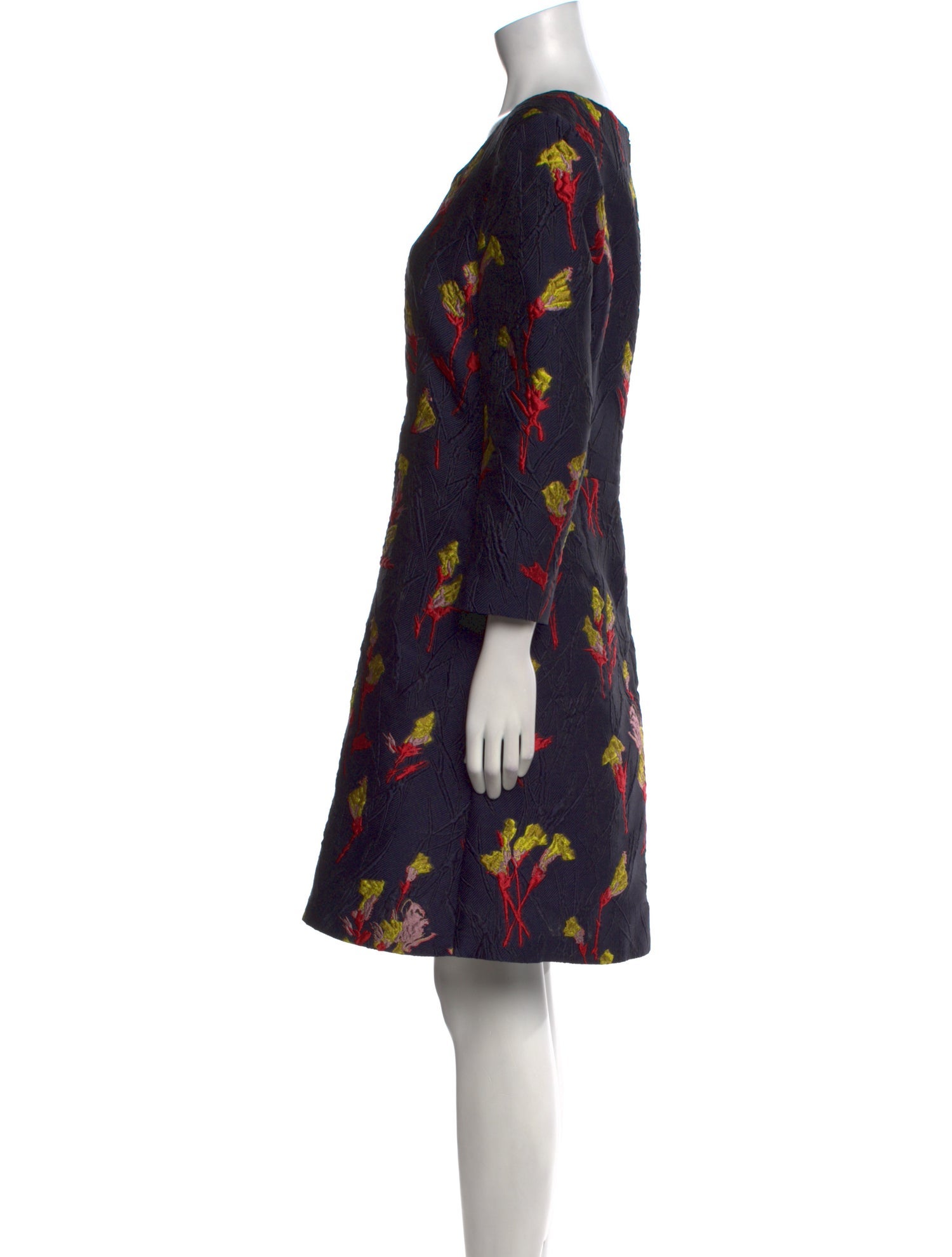 Jason Wu Floral Print Knee-Length Dress