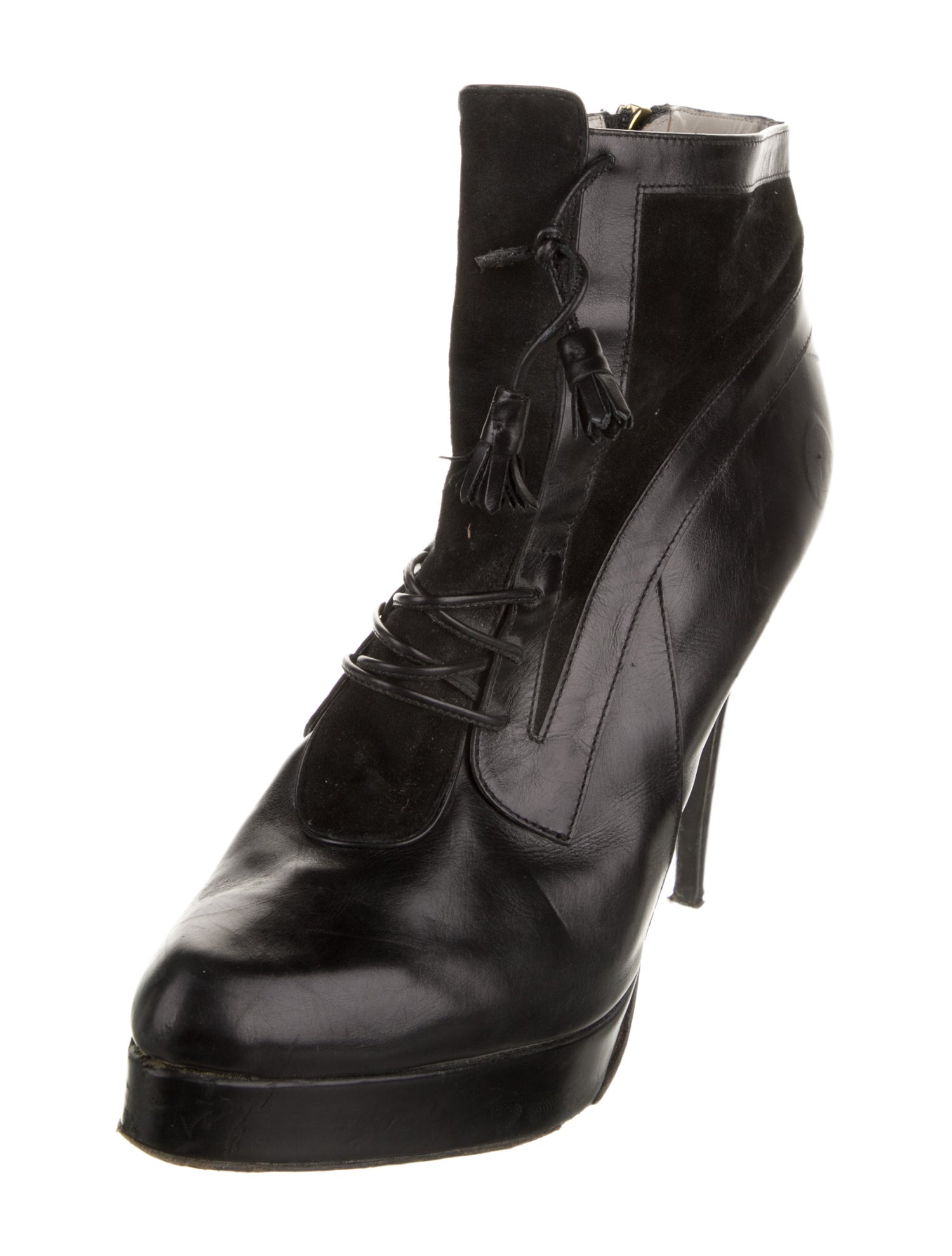 Jason Wu Leather Lace-Up Boots