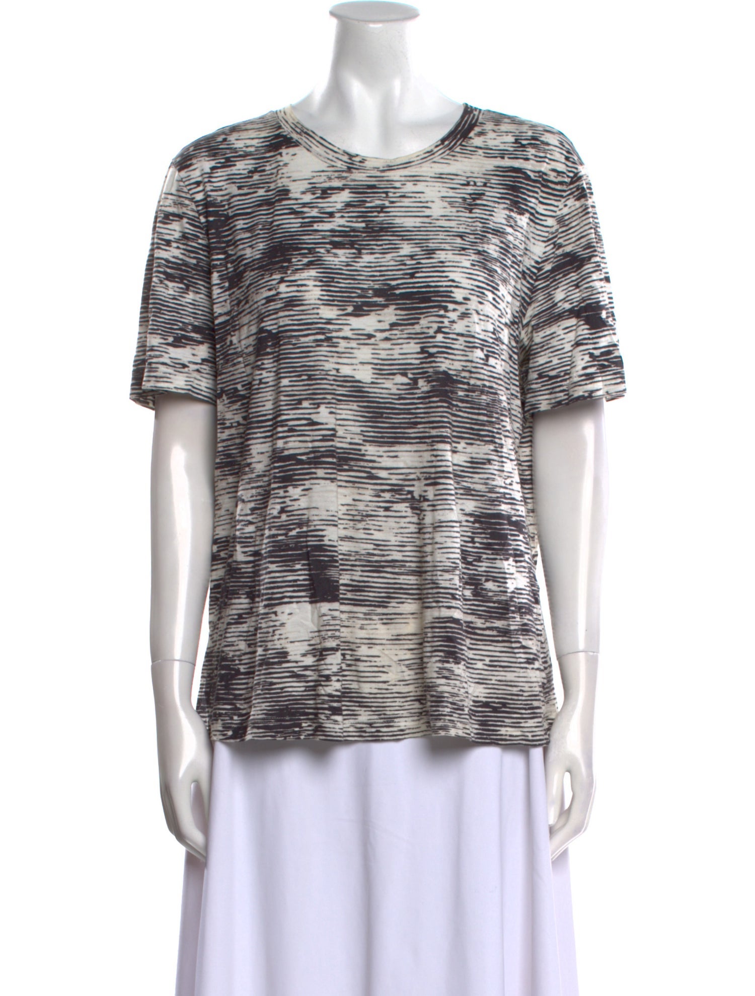 Jason Wu Printed Scoop Neck T-Shirt