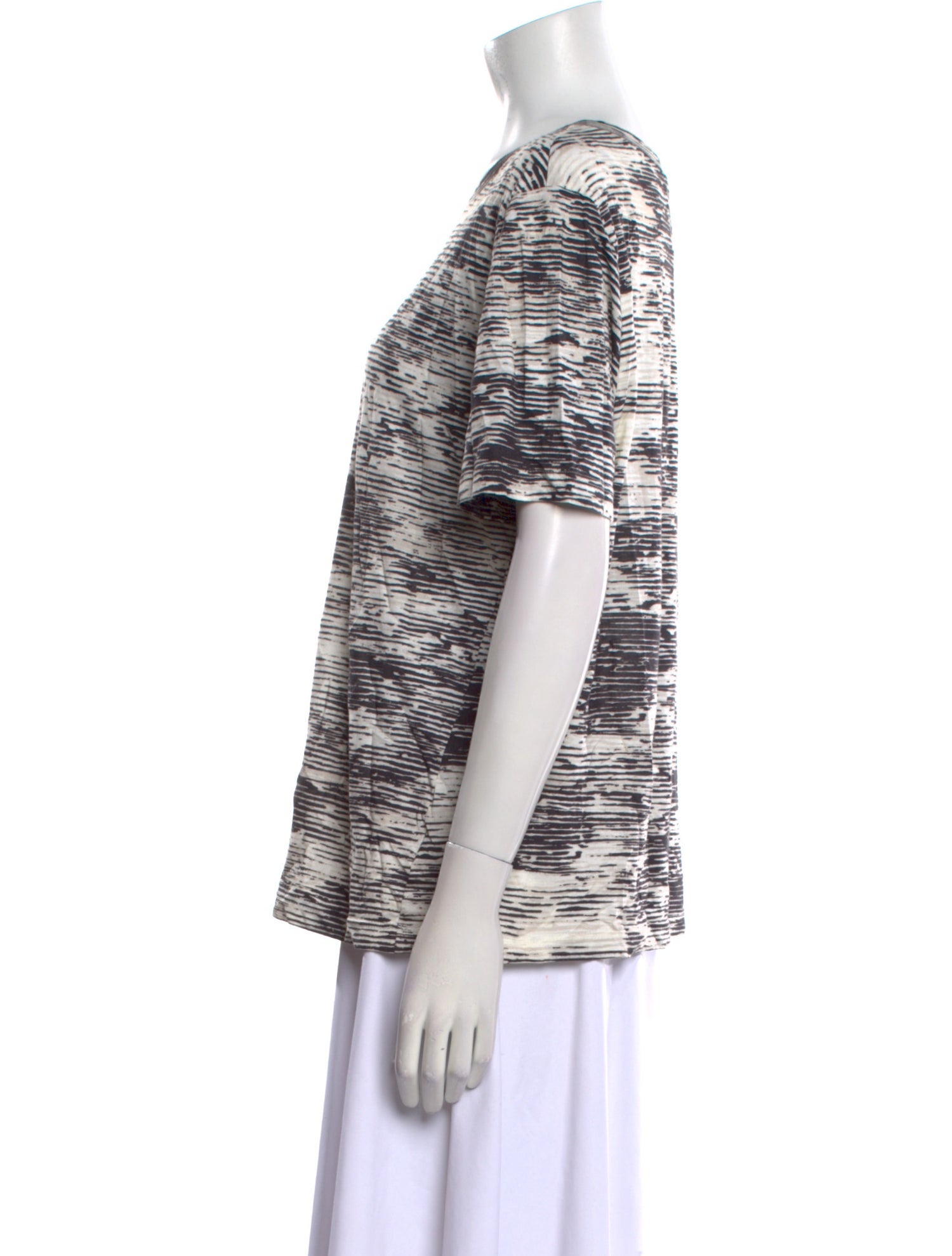 Jason Wu Printed Scoop Neck T-Shirt