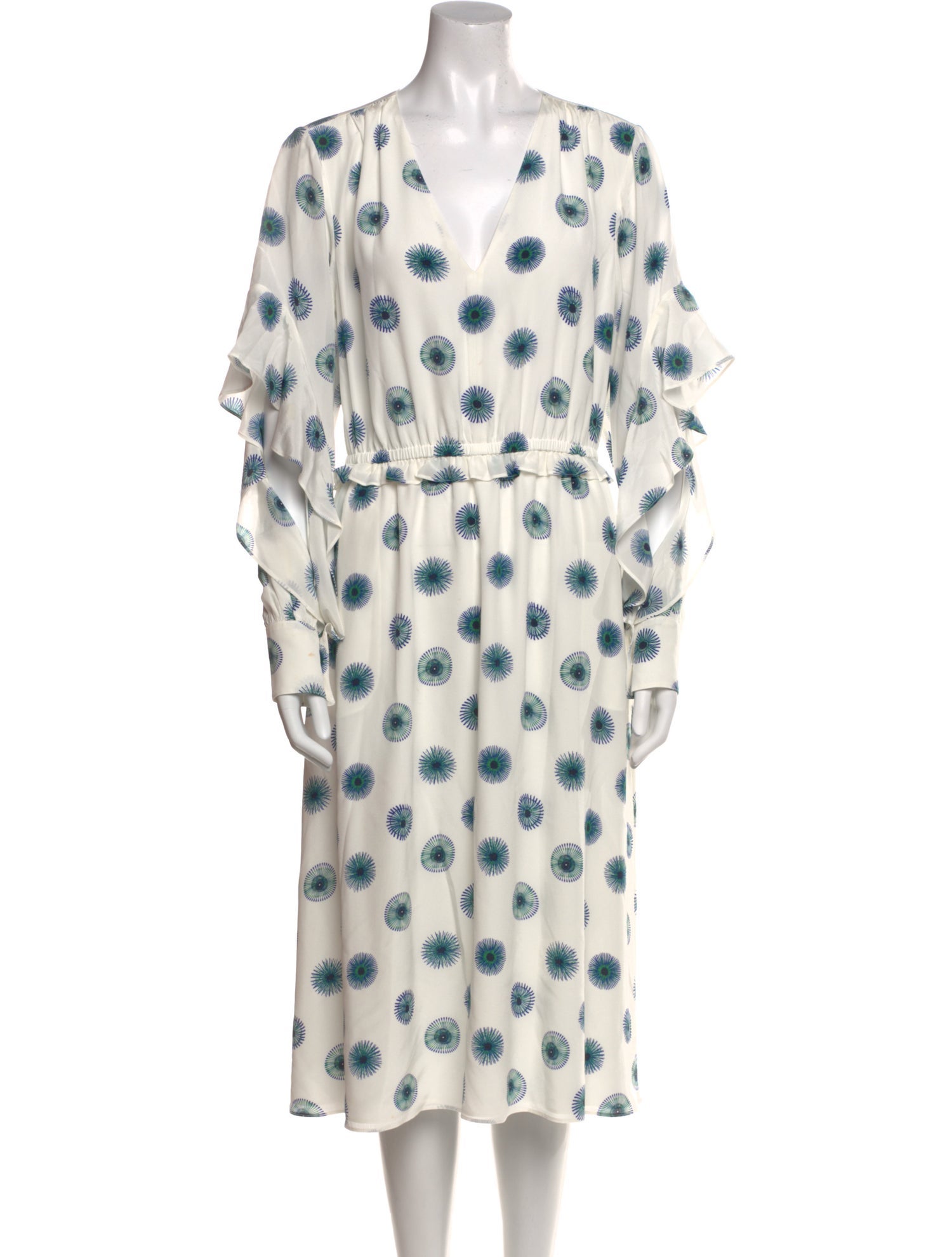 Jason Wu Silk Midi Length Dress